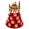 LED Winter Village Wood Advent Calendar