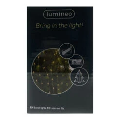Lumineo 320 Micro-LED Warm White Lights Silver Wire -Xmas Decor House Store 070935 47466.1668959482