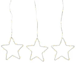 Lumineo Easy Loop System Warm White Micro Wire Silver Star Lights 11 Lumineo Easy Loop System Warm White Micro Wire Silver Star Lights -Xmas Decor House Store 073370 648 LED Warm White Silver Star Lights 20650.1667565916