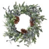 22" Blueberry Eucalyptus Cedar/Pine Wreath