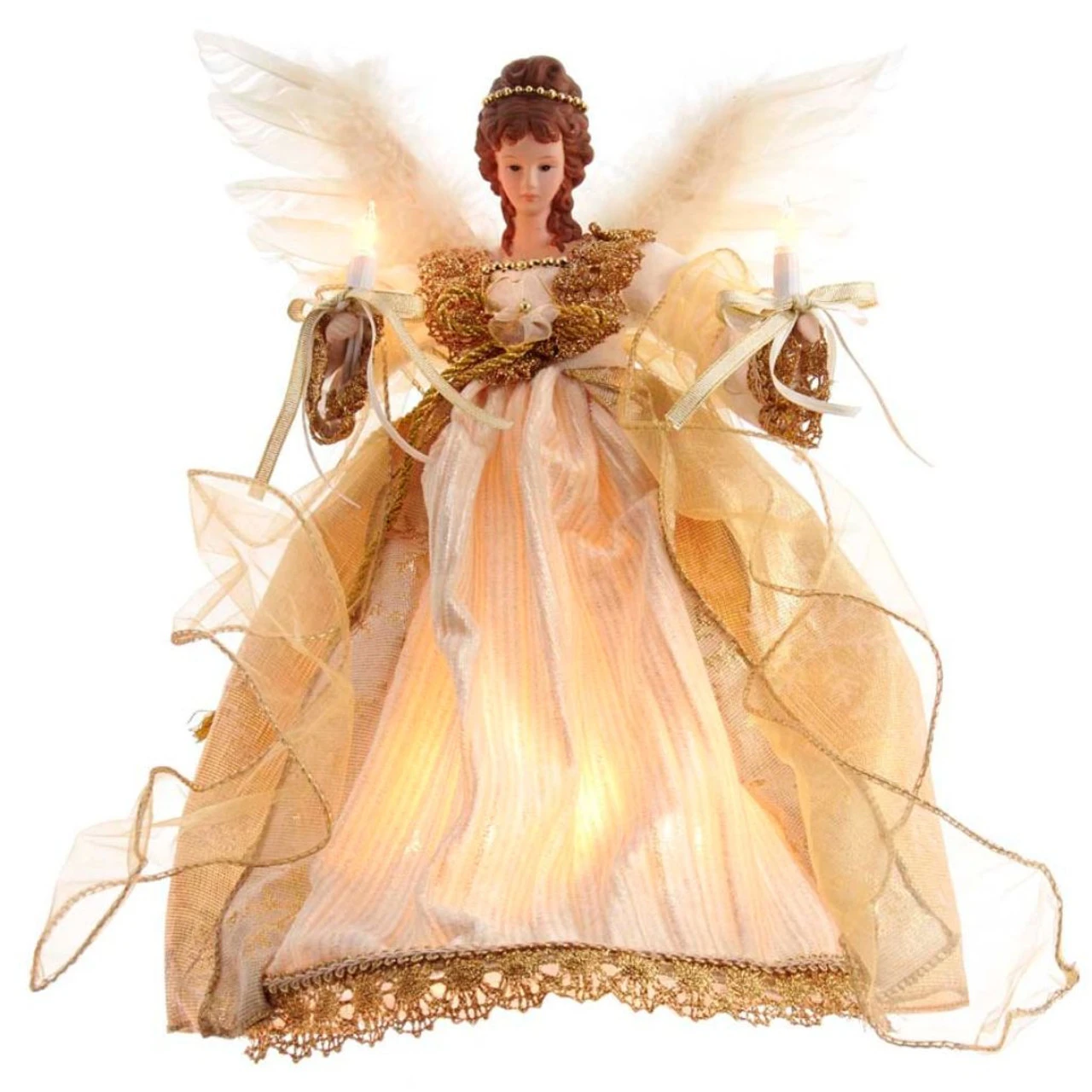Kurt Adler Gold Angel Tree Topper 1 Kurt Adler Gold Angel Tree Topper