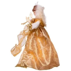 Kurt Adler Gold Angel Tree Topper 10 Kurt Adler Gold Angel Tree Topper -Xmas Decor House Store 112225 Kurt Adler Gold Angel Treetop left 08095.1652115064