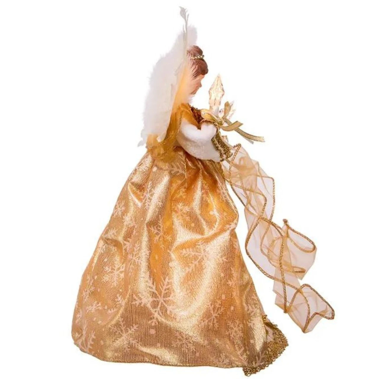 Kurt Adler Gold Angel Tree Topper 3 Kurt Adler Gold Angel Tree Topper - Image 3