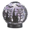 Halloween Spooky Village Light-Up Water Globe