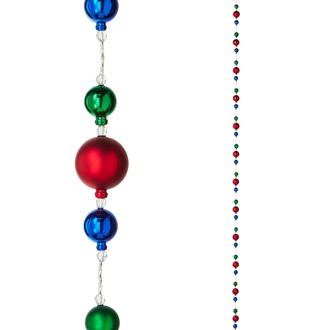 Red, Blue And Green Classic Ball Garland 1 Red, Blue And Green Classic Ball Garland