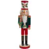 Kurt Adler Traditional Red And Green Wooden Soldier Nutcracker With Sword