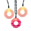 Kurt Adler White And Pink Donut String Party Light Set