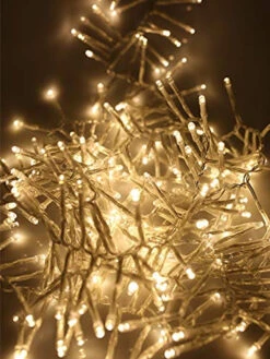 Lumineo 1512 LED Warm White Cluster Lights Transparent Wire -Xmas Decor House Store 1512WarmTrans3 04070.1543509480