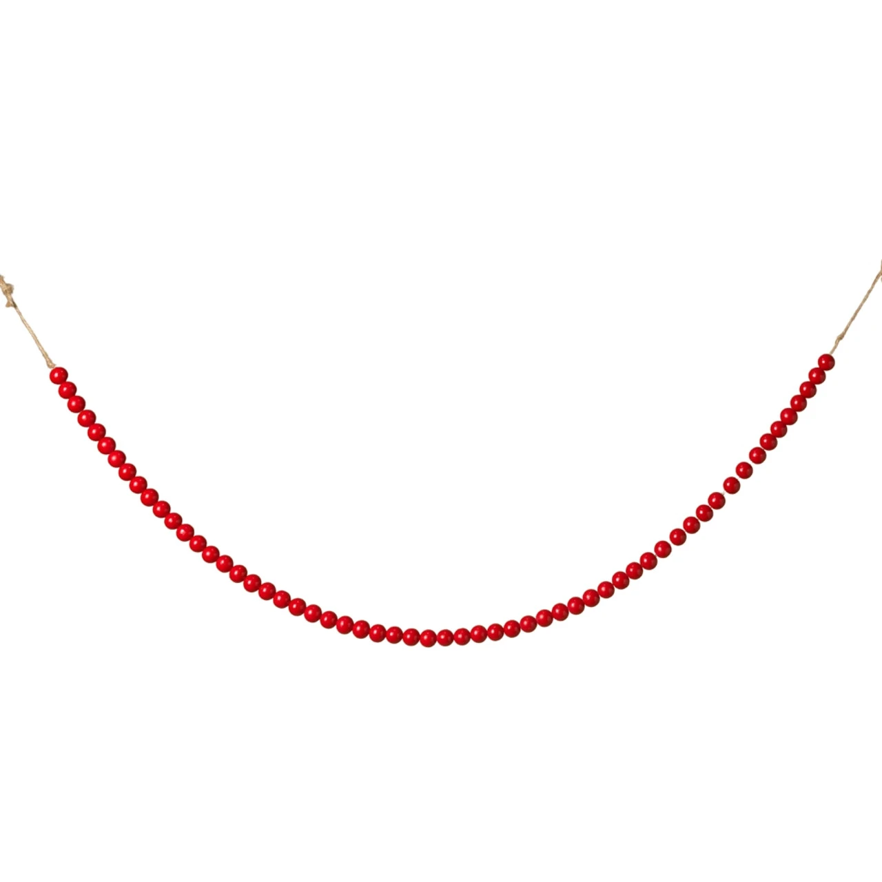 Red Beaded Garland 1 Red Beaded Garland