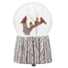 Cardinals On Branch Musical Glitter Snow Globe