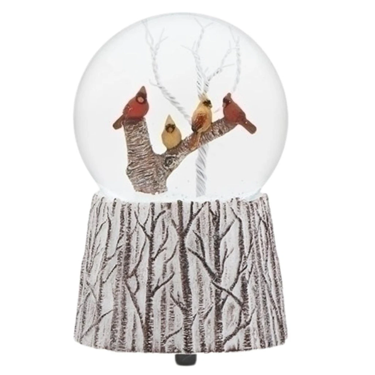 Cardinals On Branch Musical Glitter Snow Globe 1 Cardinals On Branch Musical Glitter Snow Globe