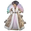 16" LED-Angel Tree Topper With Fiber Optic Wings