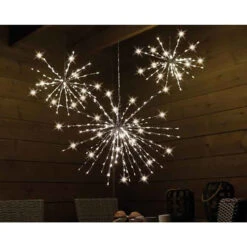 Lumineo 160 LED Warm White Flashing 27" Polestar Silver Wire -Xmas Decor House Store 1 780299 2 rev 21571.1543867867