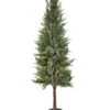 42" Potted Frost Spruce Tree