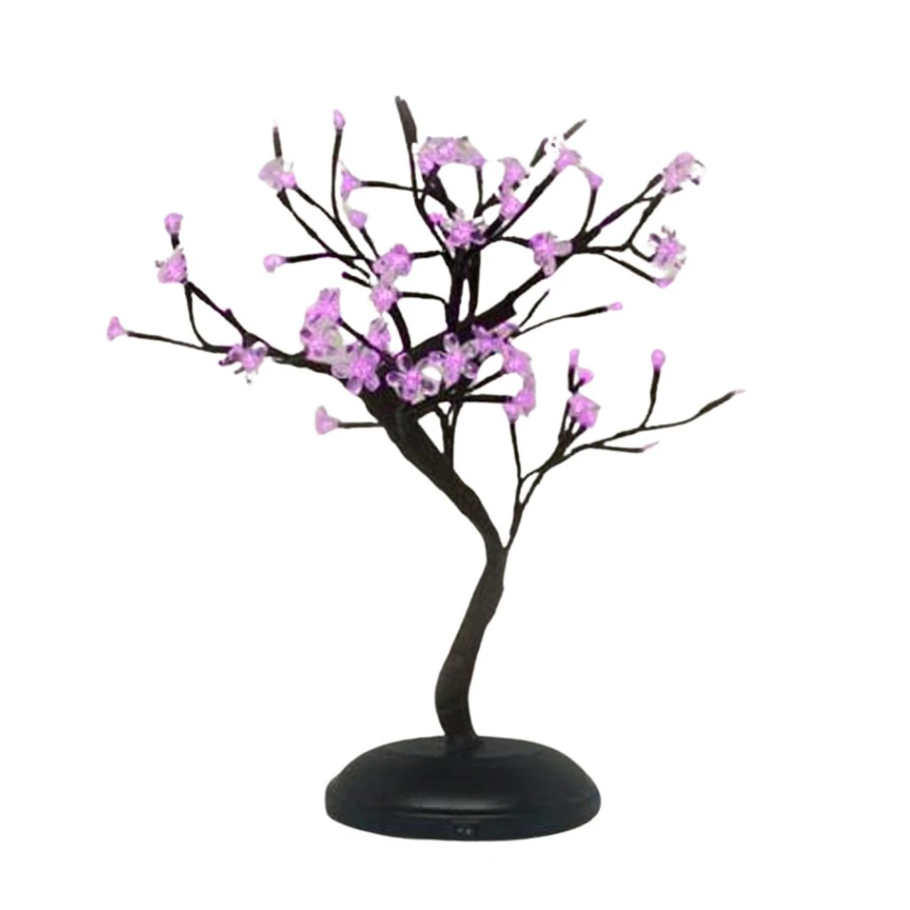 Indoor / Outdoor Table Top Bonsai Tree - Pink LED Lights