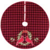 Cardinal Plaid Tree Skirt