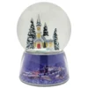LED Rotating Church Snow Globe