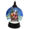 Lighted Santa Snow Globe