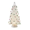 15" Lighted Ornament Tree With Swirling Glitter
