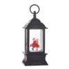 9.5" Dancing Mr. And Mrs. Claus Musical Lighted Water Lantern
