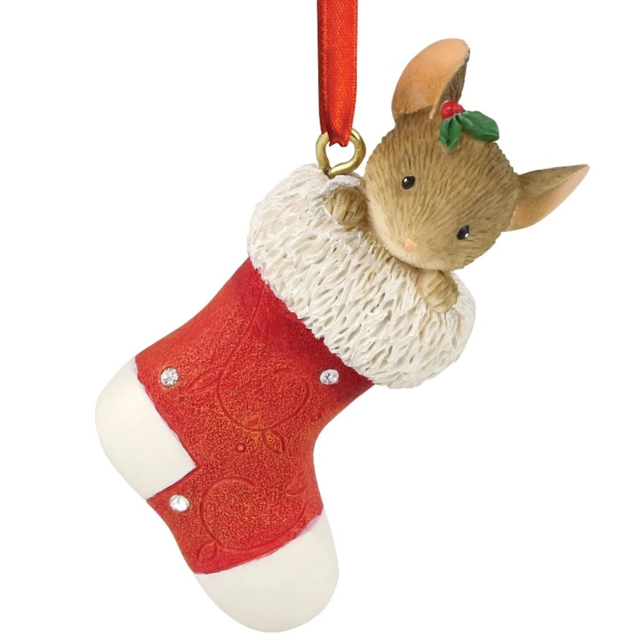 Heart Of Christmas - Tails With Heart - Santa Spy Mouse Ornament 1 Heart Of Christmas - Tails With Heart - Santa Spy Mouse Ornament