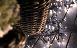 Lumineo 192 LED Warm White Twinkle Lights Black Wire -Xmas Decor House Store 497161 blk 4brev 79143.1544129499