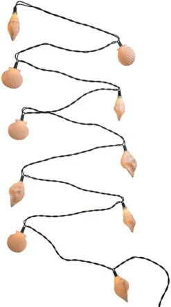 Kurt Adler Shell And Starfish Light Set