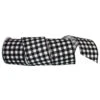 Black And White Checkered Square Ribbon