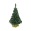 30" Artificial Mini Christmas Tree In A Jute Bag