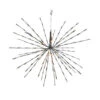 Lumineo Flashing Star Burst LED Polestar Light -Black Branches, 9 Inch Diameter