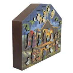 Byers' Choice Wooden Nativity Advent Calendar -Xmas Decor House Store Byers Choice Wooden Nativity Advent Calendar aside 58555.1684867500