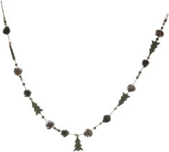 Trees And Pinecones Garland