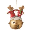 Heart Of Christmas - Christmas Bell Couple Mice Ornament