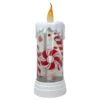 Joy Candy Cane Candle Water Shimmer