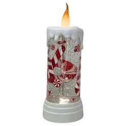 Joy Candy Cane Candle Water Shimmer -Xmas Decor House Store Joy Candy Cane Candle Water on 43011.1680527706