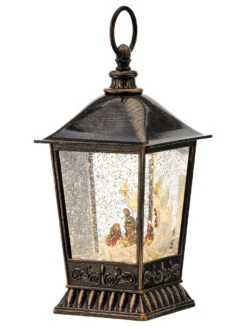 Nativity Lit Water Globe