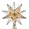 Kurt Adler Gold Sputnik Capiz Tree Topper