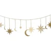 Star And Moon Metal Garland