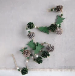 Trees And Pinecones Garland -Xmas Decor House Store TreeAndPineGarland 64497.1605727871