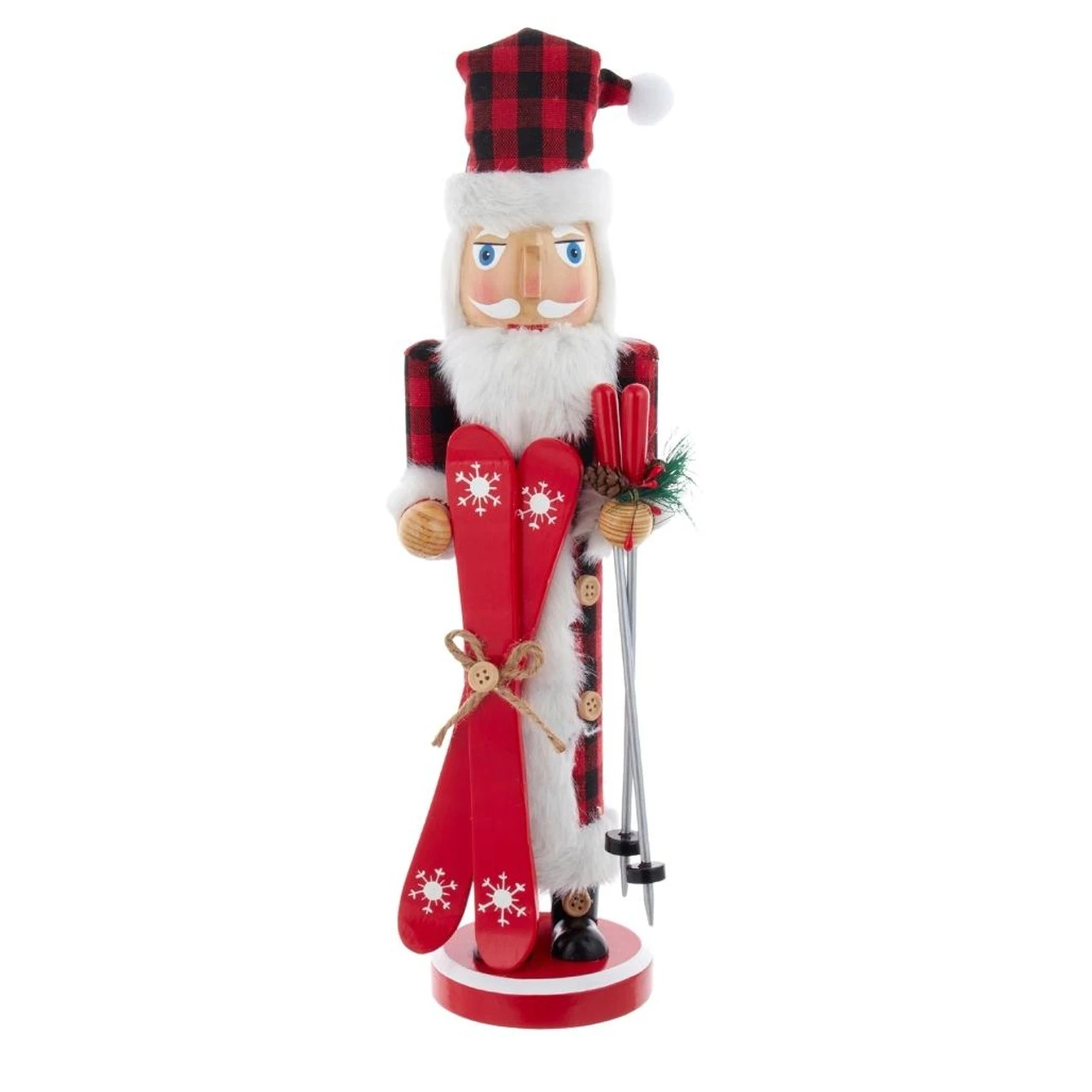 Kurt Adler Santa Ski Nutcracker 1 Kurt Adler Santa Ski Nutcracker