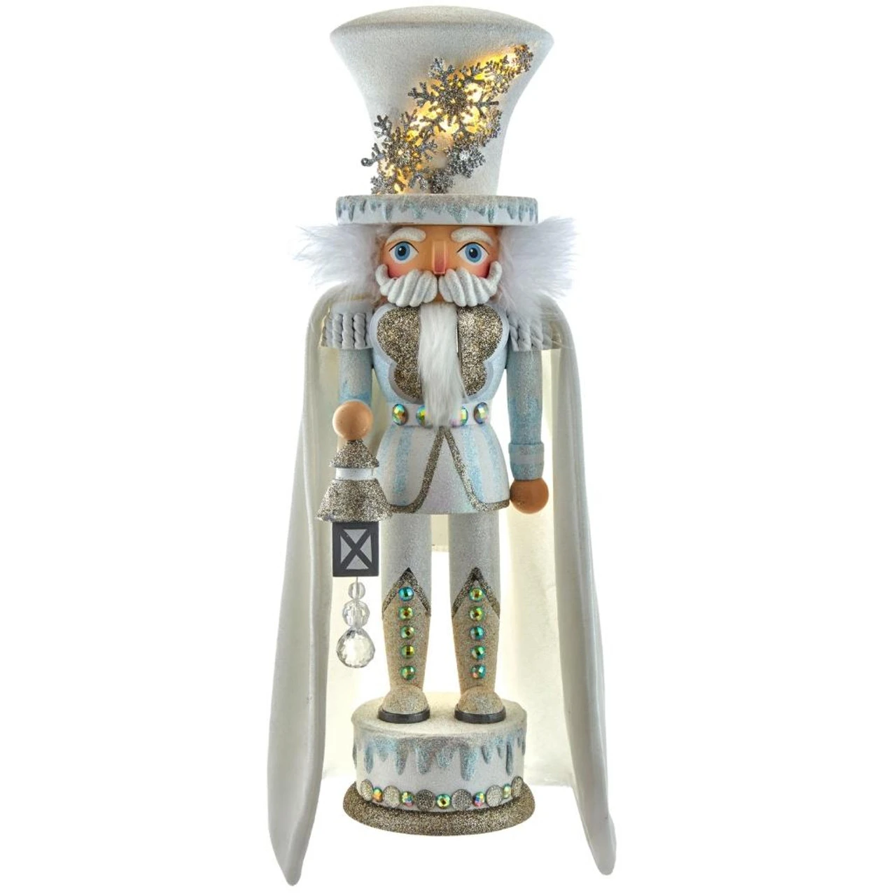 Kurt Adler Hollywood Nutcrackers™ White Snowflake LED Soldier Nutcracker 1 Kurt Adler Hollywood Nutcrackers™ White Snowflake LED Soldier Nutcracker