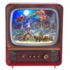 Kurt Adler Musical Water Santa TV Lantern