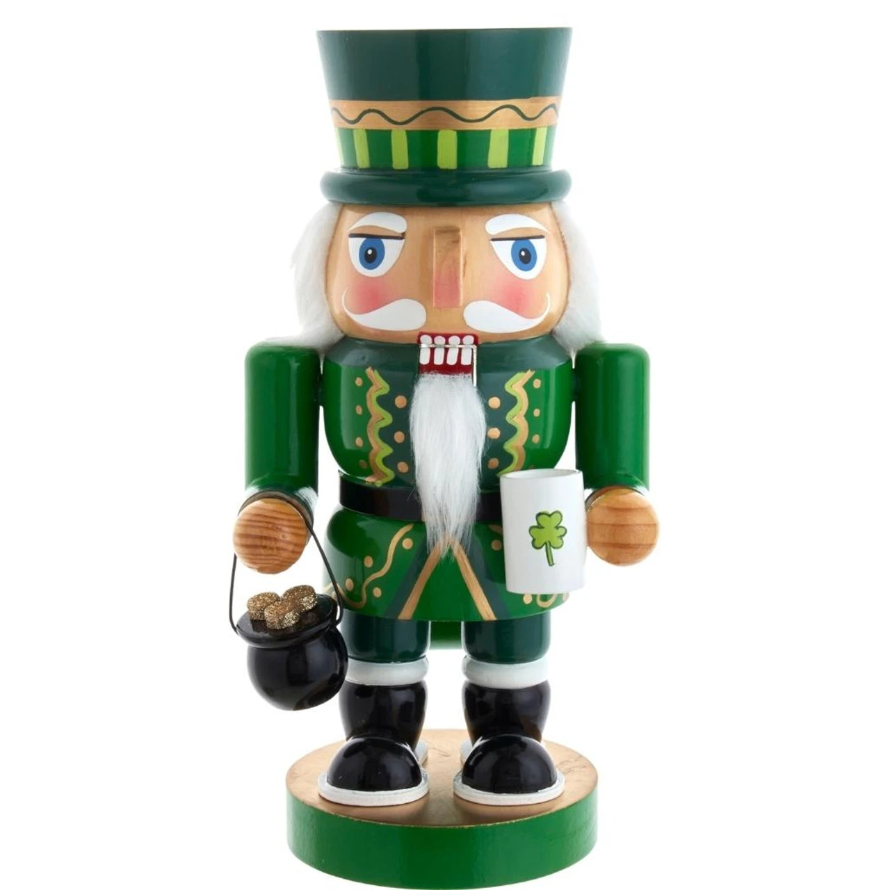 Kurt Adler Wooden Irish Nutcracker 1 Kurt Adler Wooden Irish Nutcracker