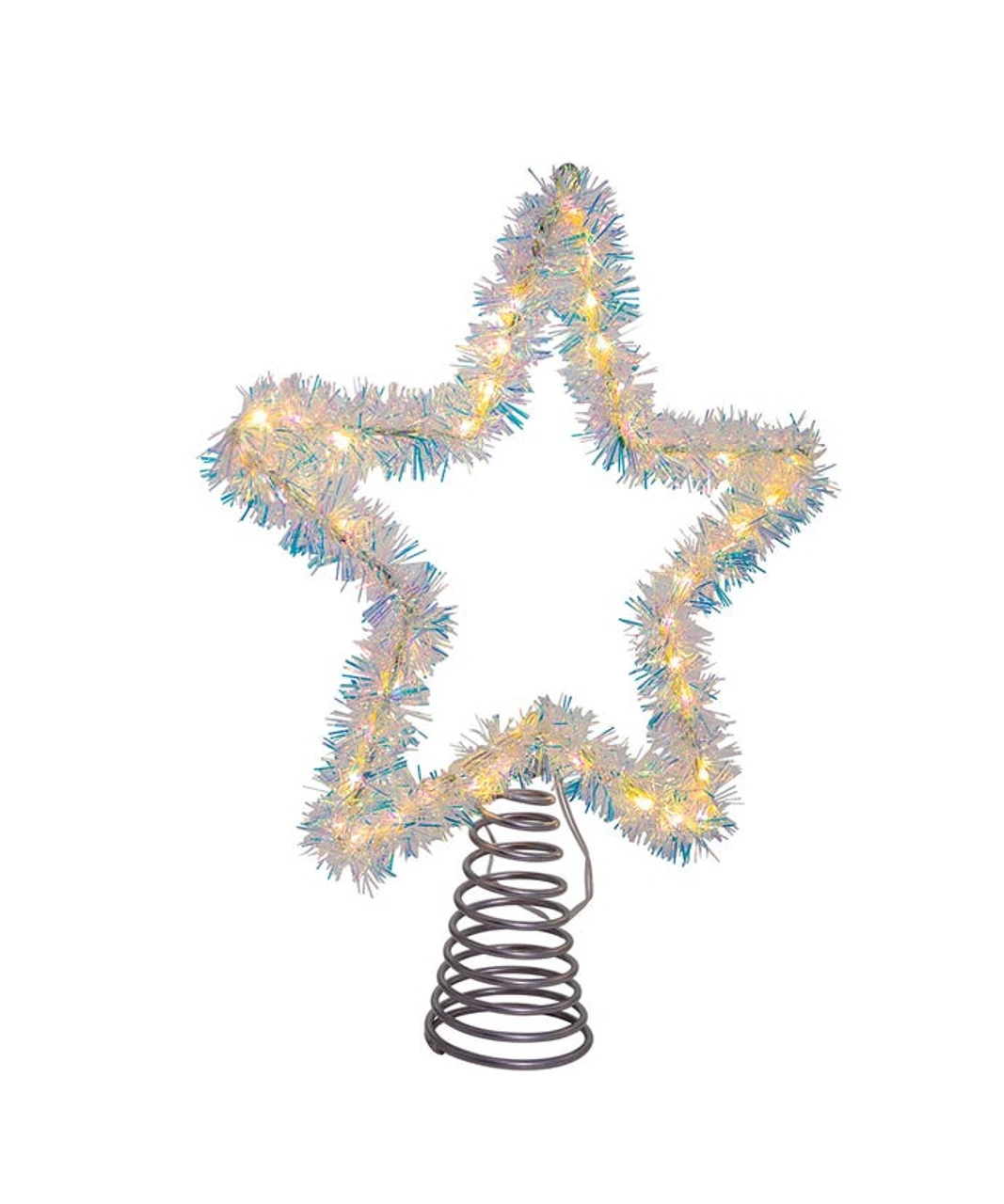 Kurt Adler Lighted Treetopper, Silver 2 Kurt Adler Lighted Treetopper, Silver - Image 2