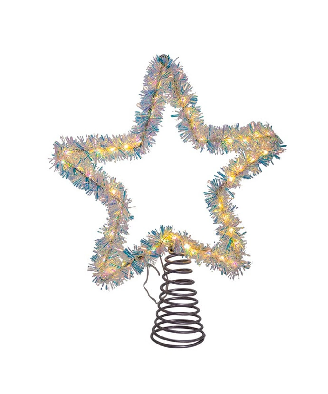 Kurt Adler Lighted Treetopper, Silver 4 Kurt Adler Lighted Treetopper, Silver - Image 4