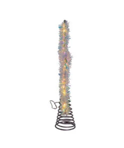 Kurt Adler Lighted Treetopper, Silver 10 Kurt Adler Lighted Treetopper, Silver -Xmas Decor House Store ad1022ww 04 81723.1626714008