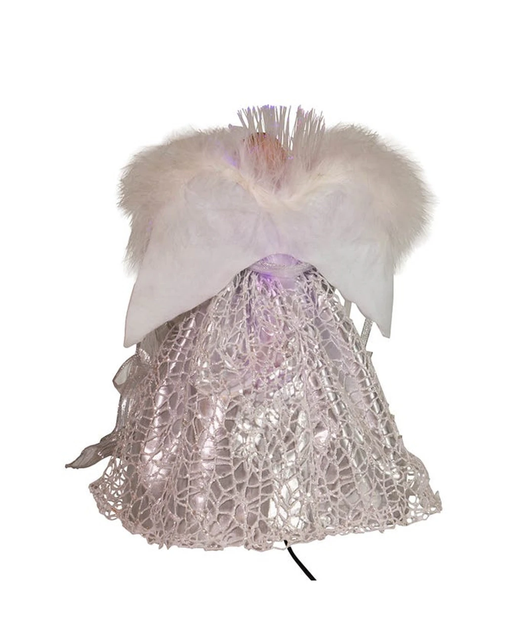 Kurt Adler Fiber Optic LED Silver Angel Treetop 4 Kurt Adler Fiber Optic LED Silver Angel Treetop - Image 4