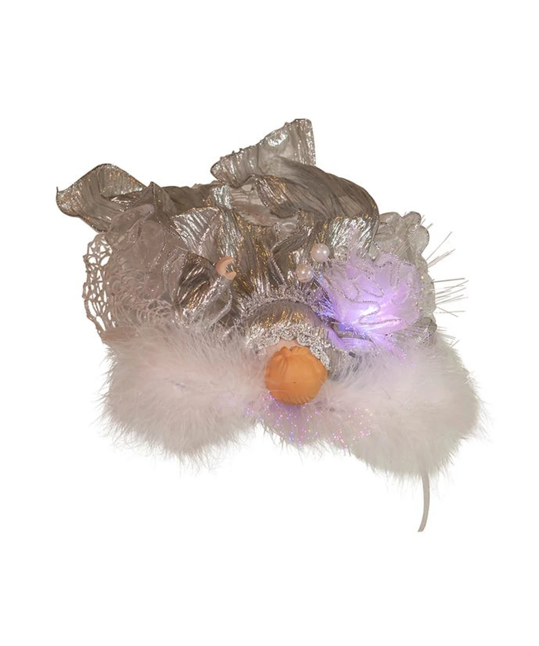 Kurt Adler Fiber Optic LED Silver Angel Treetop 6 Kurt Adler Fiber Optic LED Silver Angel Treetop - Image 6