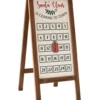 "Santa Claus Is Coming To Town" Countdown Calendar With Magnet