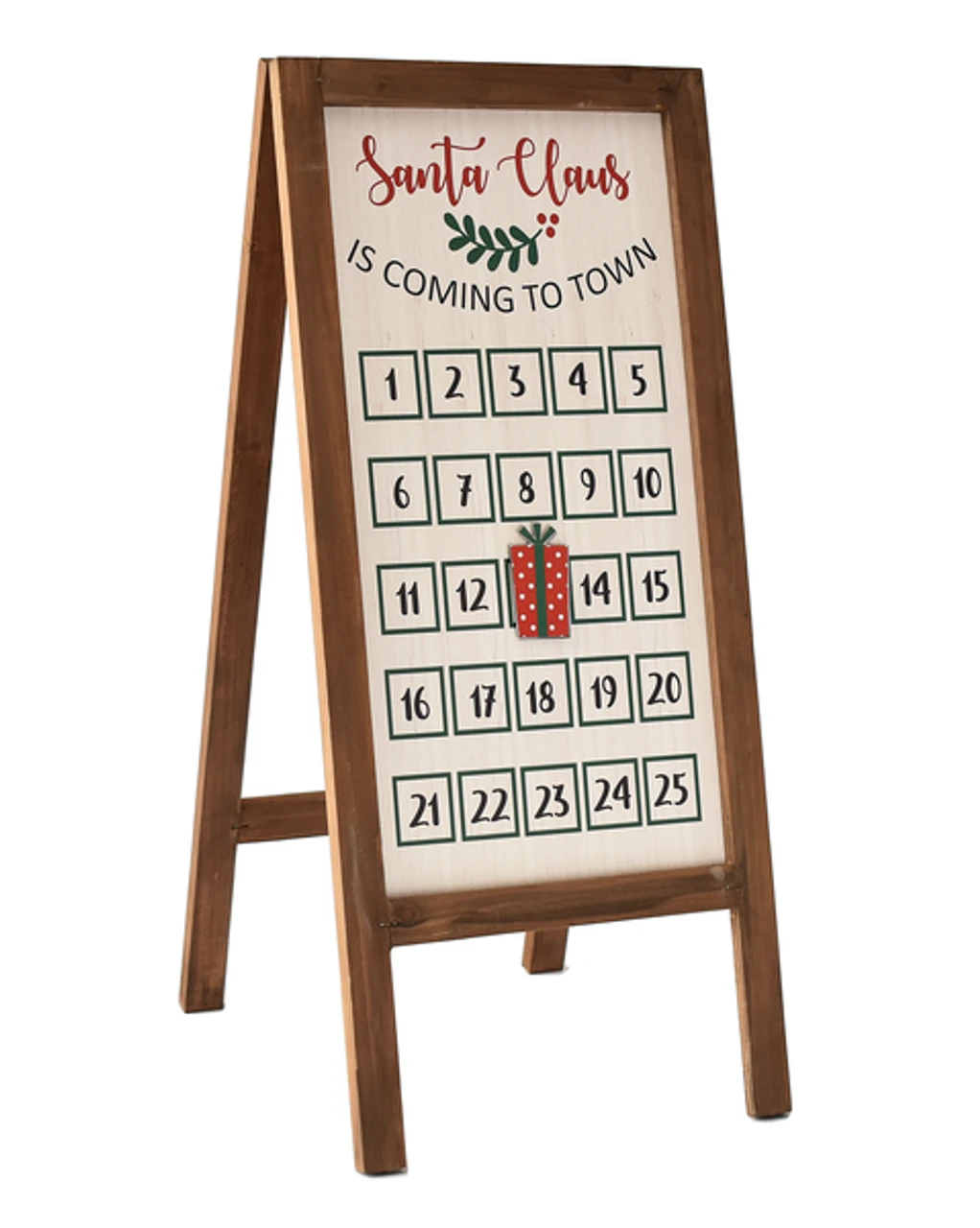 "Santa Claus Is Coming To Town" Countdown Calendar With Magnet 1 "Santa Claus Is Coming To Town" Countdown Calendar With Magnet